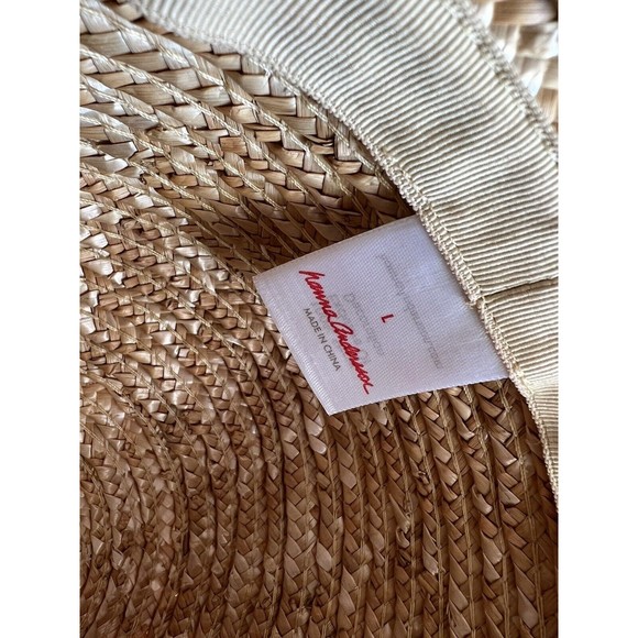 hanna andersson Pink Straw Hat Size L - Excellent Condition - Picture 4 of 4